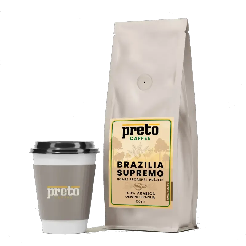 Cafea Preto Brazilia Supremo 500g