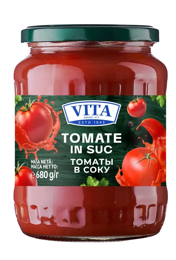 Томаты в собственном соку Vita 680 гр